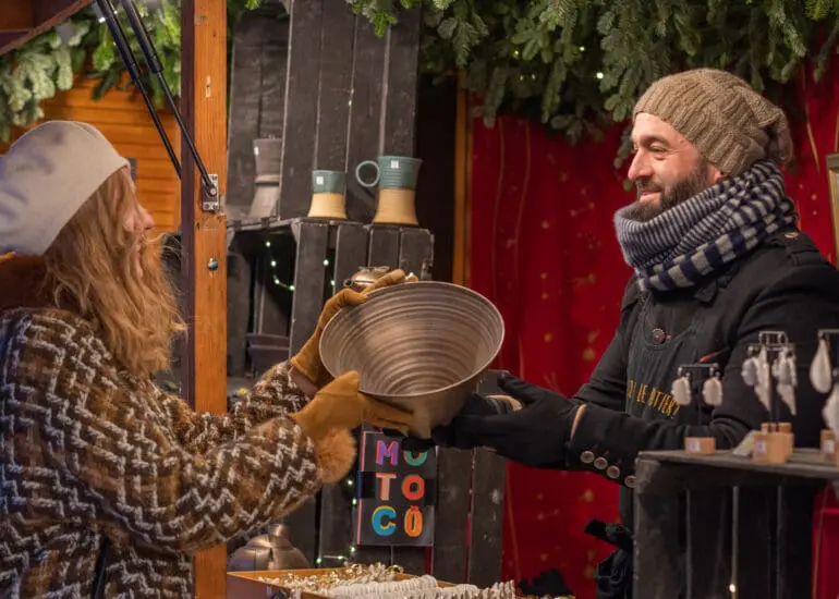 Giom Von Birgitta au marché de noël de Mulhouse