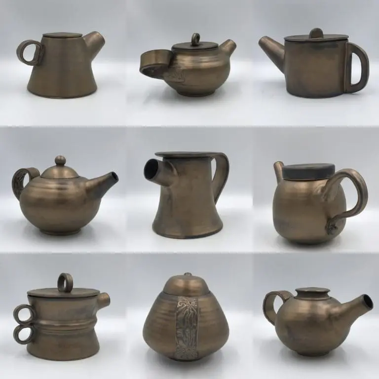 Modèles uniques de théières artisanales