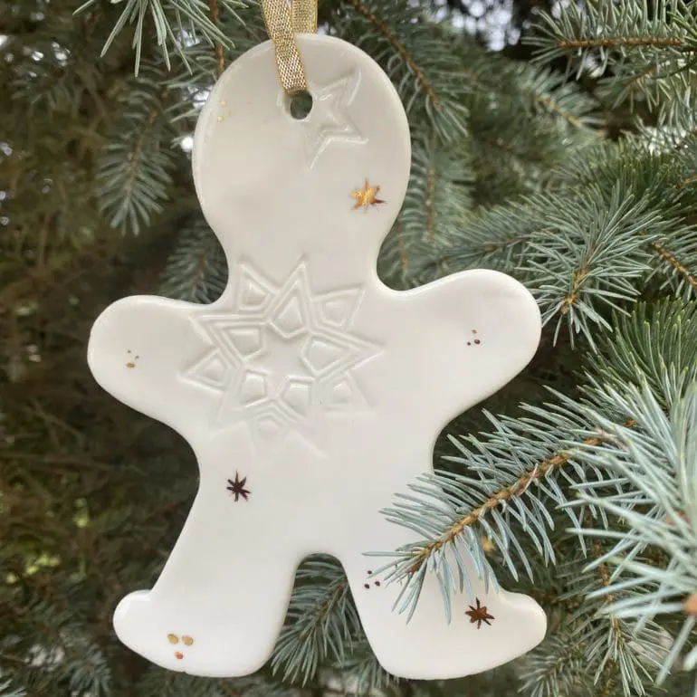 Décoration de Noël en porcelaine de Limoges