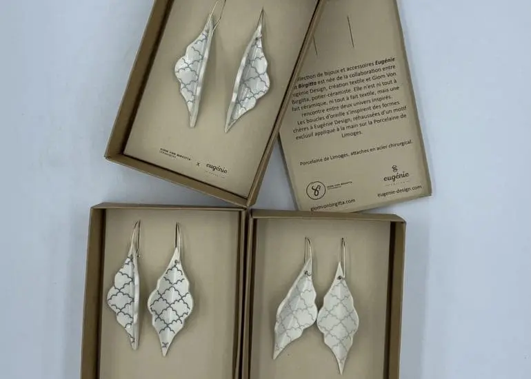 Boucle d'oreille Moucharabié