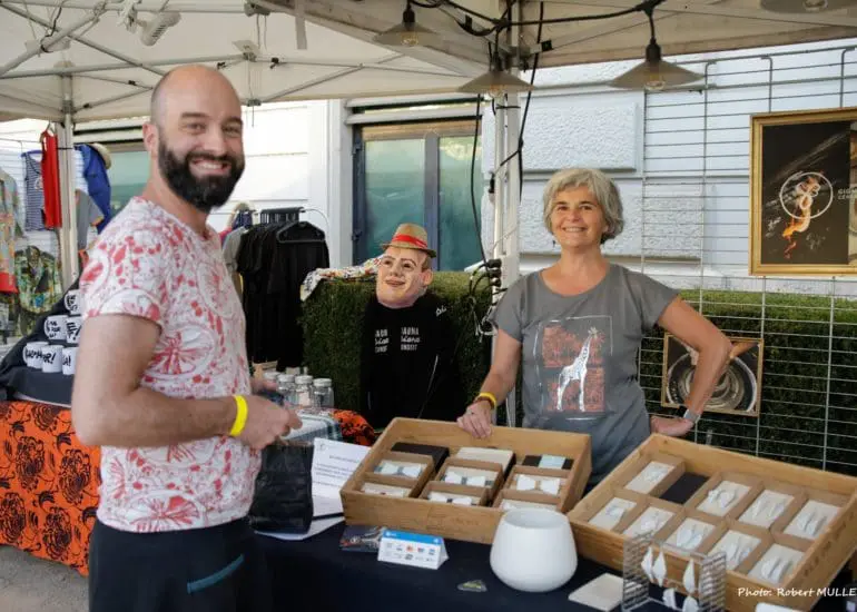 Stand de créations en céramique