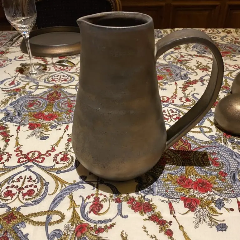 Carafe en grès émaillé de la Collection Bronze