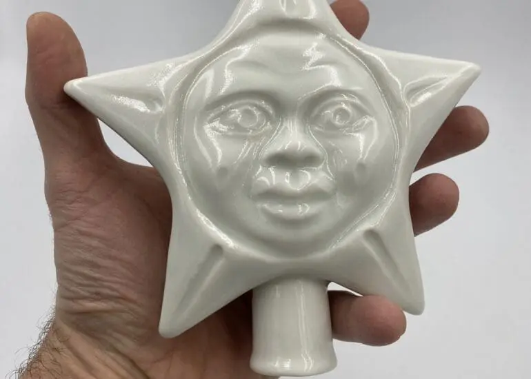 Décoration de noël en porcelaine de limoges